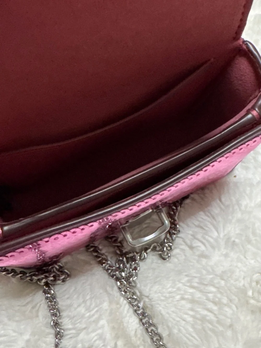 Coach dark magenta